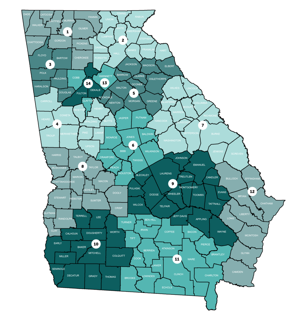 CRRU HDC Region Map