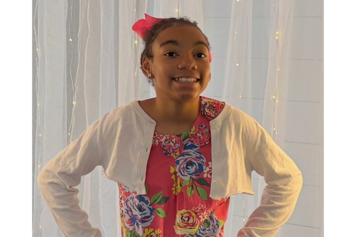 A photo of this week's Wednesday's Child, Indigo