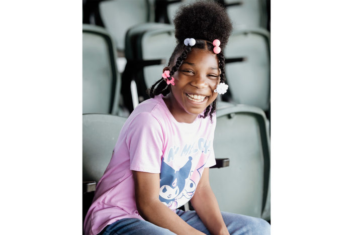 A photo of Jo'Kia, this week's Wednesday's Child.